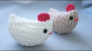 TUTORIAL AMIGURUMI  Gallinita tejida a crochet  Gallinita a crochet paso a paso [upl. by Chud]