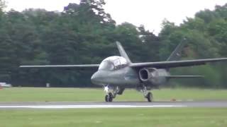 Textron Scorpion departing RIAT Fairford 10072016 [upl. by Floeter]