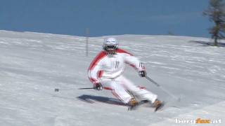 Learning to Ski Carving skiing lesson  bergfexcom [upl. by Esmond]