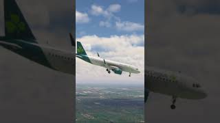 EXTREME Airbus A320 Aer Lingus Landing at Suvarnabhumi Airport aviation automobile [upl. by Robbi]