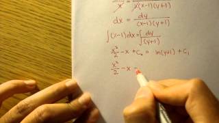 Streamline Equation Example 1 Fluid Mechanics 6 [upl. by Essilem]