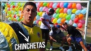 300 GLOBOS vs BALÓN CON CHINCHETAS [upl. by Kcirtapnaes]