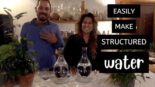 How to MAKE STRUCTURED WATER at Home using the Mayu Swirl from Mayu Water [upl. by Webster718]