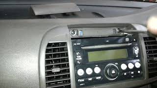 How to remove the radio from a Nissan Micra [upl. by Balthasar]