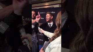 Jensen Ackles interrupting Jared’s interview at PaleyFest 2018 [upl. by Lathe]