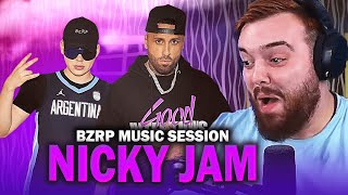 REACCIONANDO a BIZARRAP Music Sessions 41  Nicky Jam [upl. by Genevieve]