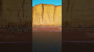 East Cliff  Broadchurch at West Bay  Dorset drone dorsetcoast sunset dji nature travel sky [upl. by Nattirb]