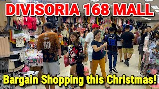 DIVISORIA MANILA  168 MALL TOUR  Best Bargain Shopping Destination this Christmas Philippines [upl. by Oirasor344]