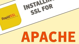 Install an SSL Certificate for Apache Servers [upl. by Rosella74]