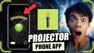 Flashlight Video Projector App Download Tutorial ✅ How To Get Phone Projector App on iOSAndroid [upl. by Cletus]