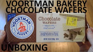 Unboxing Voortman Bakery Chocolate Wafers [upl. by Ociredef427]