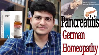 German Homeopathic Medicine for acute and chronic pancreatitis  R 72  explain [upl. by Kernan]