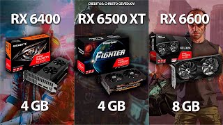 RX 6400 vs RX 6500 XT vs RX 6600 [upl. by Marita]