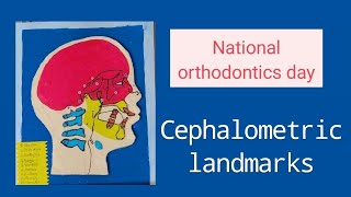 My ortho project  National orthodontics day  cephalometric landmarks DrArtist [upl. by Halona]