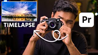 How to Create a Timelapse from PHOTOS in Premiere Pro [upl. by Anuala662]