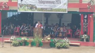 speech by Dy speaker Shri S Toiho Yeptho honourable chief guest  Tsungremmung festival [upl. by Cirtap]