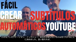 Crear subtítulos automáticos en Youtube Fácil [upl. by Lemcke]