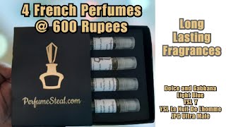 Review of Perfumes From Perfume StealCom  Best Website For Long lasting Perfume Decants amp Samples [upl. by Egwin]