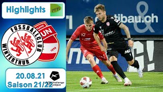 Highlights FC Winterthur vs FC Thun [upl. by Atrice]