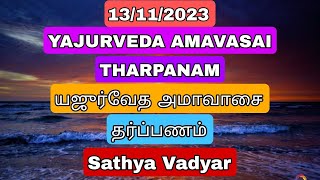 13112023 YAJURVEDA AMAVASAI THARPANAM யஜுர்வேத அமாவாஸை தர்ப்பணம் WITH TAMILENG SUBTITLES [upl. by Alden]