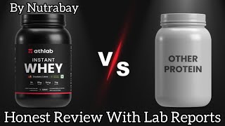 Athlab Instant Whey Protein Honest Review With Lab Report amp Purity Test With Pro Check Kit [upl. by Aeneus]