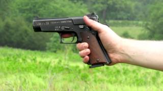 Shooting the Wolf SV Ultramatic semiauto Austrian pistol [upl. by Mowbray]