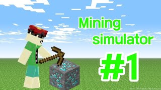 aku main mining simulator di menkrep MINECRAFT INDONESIA [upl. by Akalam]