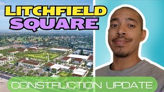 Downtown Litchfield Park construction update Im back [upl. by Krm496]