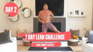 DAY 2  LEAN LEGGIES amp GLUTES  7 DAY FREE LEAN CHALLENGE [upl. by Esinwahs293]