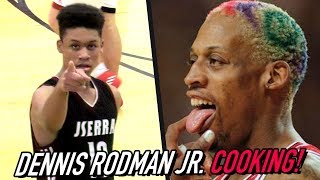 Dennis Rodman Jr More OFFENSIVE MINDED Than His Dad TRICK Inbound Play JSerra VS OLU [upl. by Oiludbo]