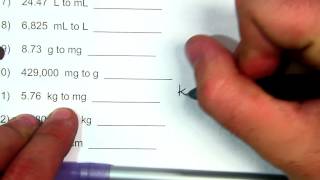 Shortcut for Metric Unit Conversion [upl. by Arette]