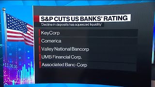 SampP Joins Moody’s in Downgrading US Banks [upl. by Onailil847]