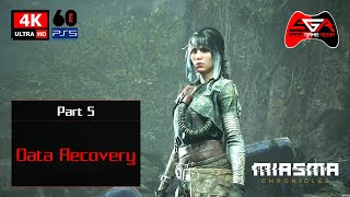 Miasma Chronicles 100 Gameplay Walkthrough  Part 5 Data Recovery 4K UHD [upl. by Donica]