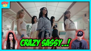 LE SSERAFIM 르세라핌 CRAZY OFFICIAL MV  REACTION  LYRICS EXPLAINED [upl. by Arrio679]