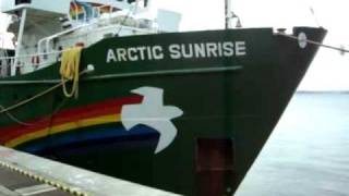 Visita ao Navio Arctic Sunrise do Greenpeace no RJ [upl. by Suhail]