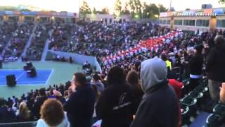 Easter sunrise service at Stubhub tennis stadium in Carson CA [upl. by Etnahc]