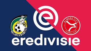 Eredivise 2425 Matchweek 2 Fortuna Sittard vs Almere City [upl. by Nolyad]