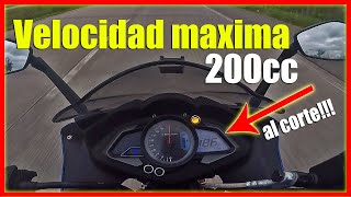 Rouser RS 200 Top Speed 160 kmh Corona 39 dientes [upl. by Nnailuj203]