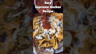 Easy Supreme Nachos Made With Air Fryer [upl. by Kauslick]