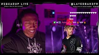 Layedbakdfr Rental Juice WRLD Reaction [upl. by Asreht]