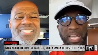 Brian McKnights Concert CANCELED Rickey Smiley Steps In To Support Kids [upl. by Odareg900]