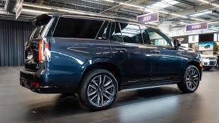 2024 Cadillac Escalade ESV Sport Platinum  Premium black SUV in depth Walkaround [upl. by Innavoig]