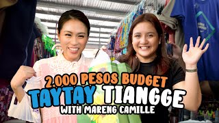 2000 Pesos Budget In Taytay Tiangge With Mareng Camille  Toni Gonzaga [upl. by Janine]