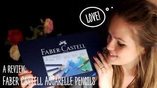 I LOVE Faber Castell Aquarelle Pencils A Review [upl. by Aivun]