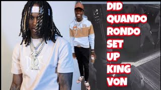 The Reason King Von Family Thinks He Was SETUP By Quando Rondo amp His Camp [upl. by Ellivro798]