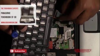 How to disassemble a Panasonic Toughbook CF30 Part 1 [upl. by Ekralc]