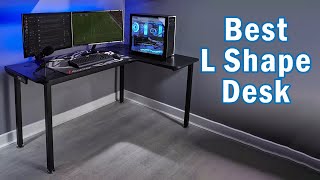 7 L Shaped Desk for a Minimal Desktop Setup [upl. by Oza]