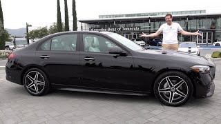 The 2022 MercedesBenz CClass Is Surprisingly Luxurious [upl. by Jammin]