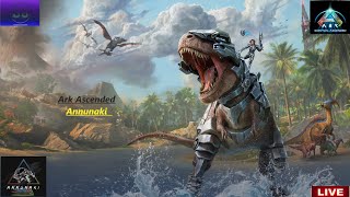 ARK Survival Ascended Day 1 Anunnaki on THE CENTER With discord members ARK Ascended dinosa… [upl. by Suehtomit]