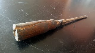 Old German Tools Screwdriver Restoration [upl. by Rramed615]